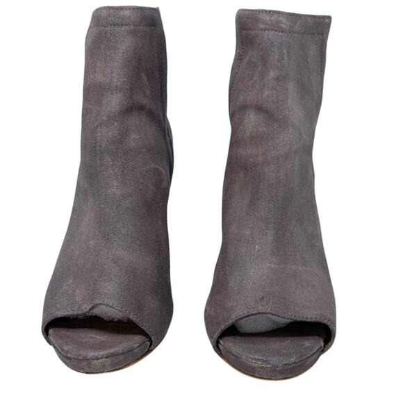 Jeffrey Campbell Oath Peep‎ Toe 4" Stacked Heel 7.5 M - Picture 3 of 9